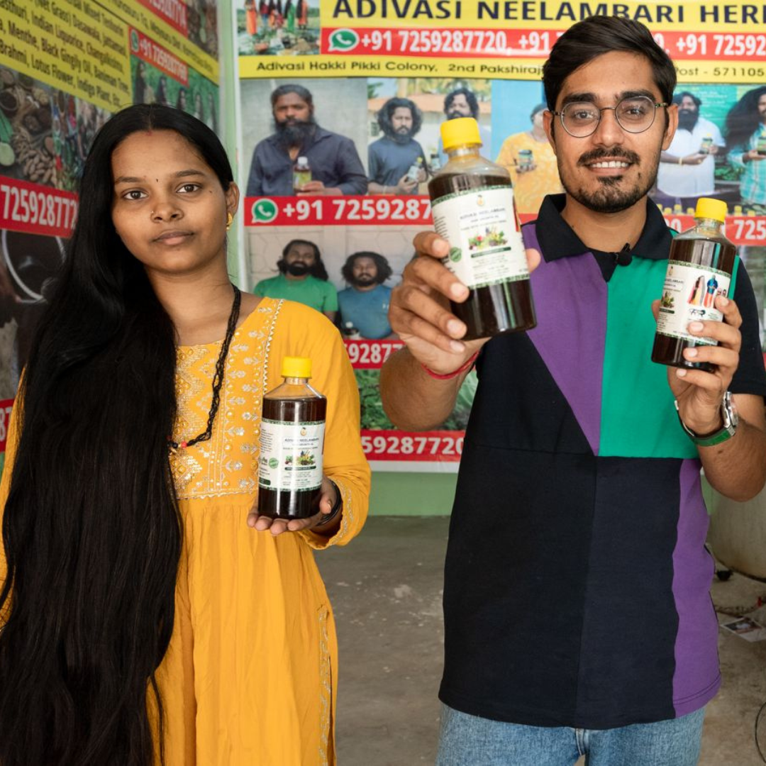 Adivasi Neelambari Herbal Hair Oil - 100% Original