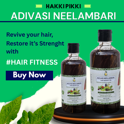 Adivasi Neelambari Herbal Hair Oil - 100% Original
